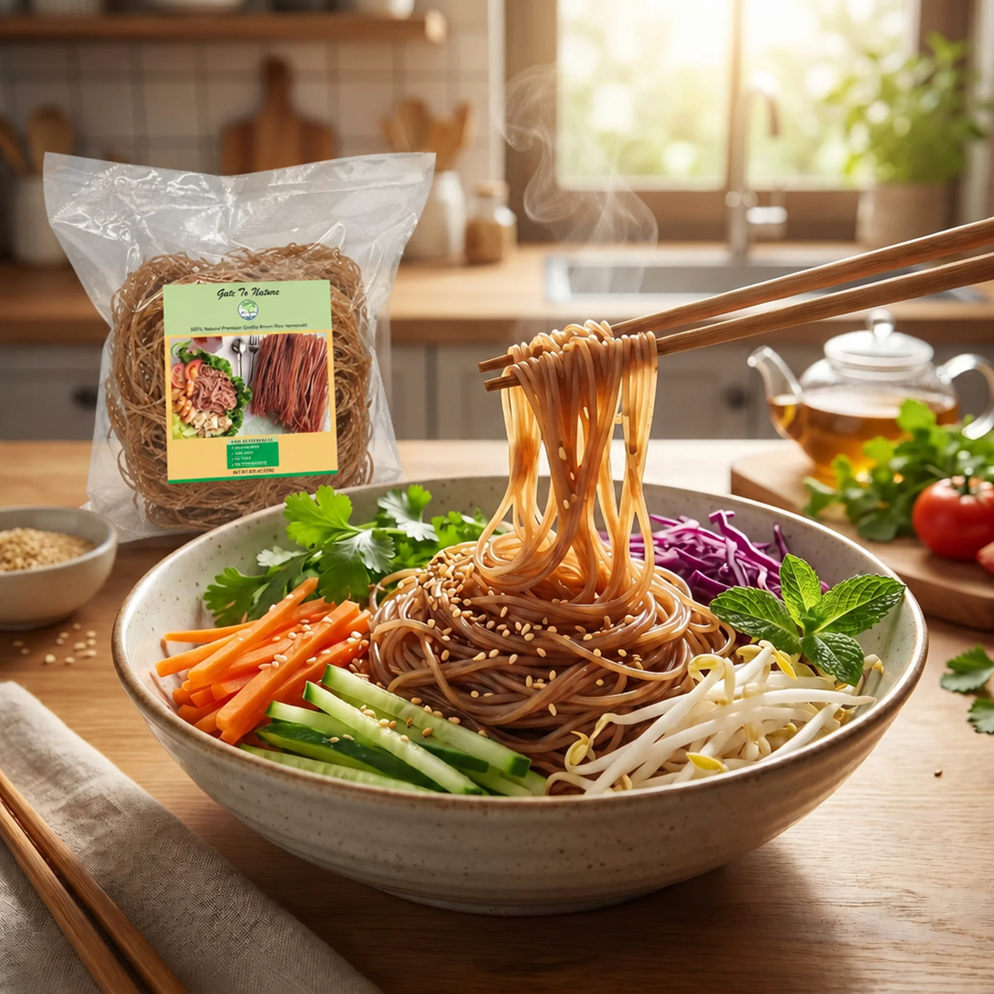 Brown Rice Vermicelli Noodles photo 2
