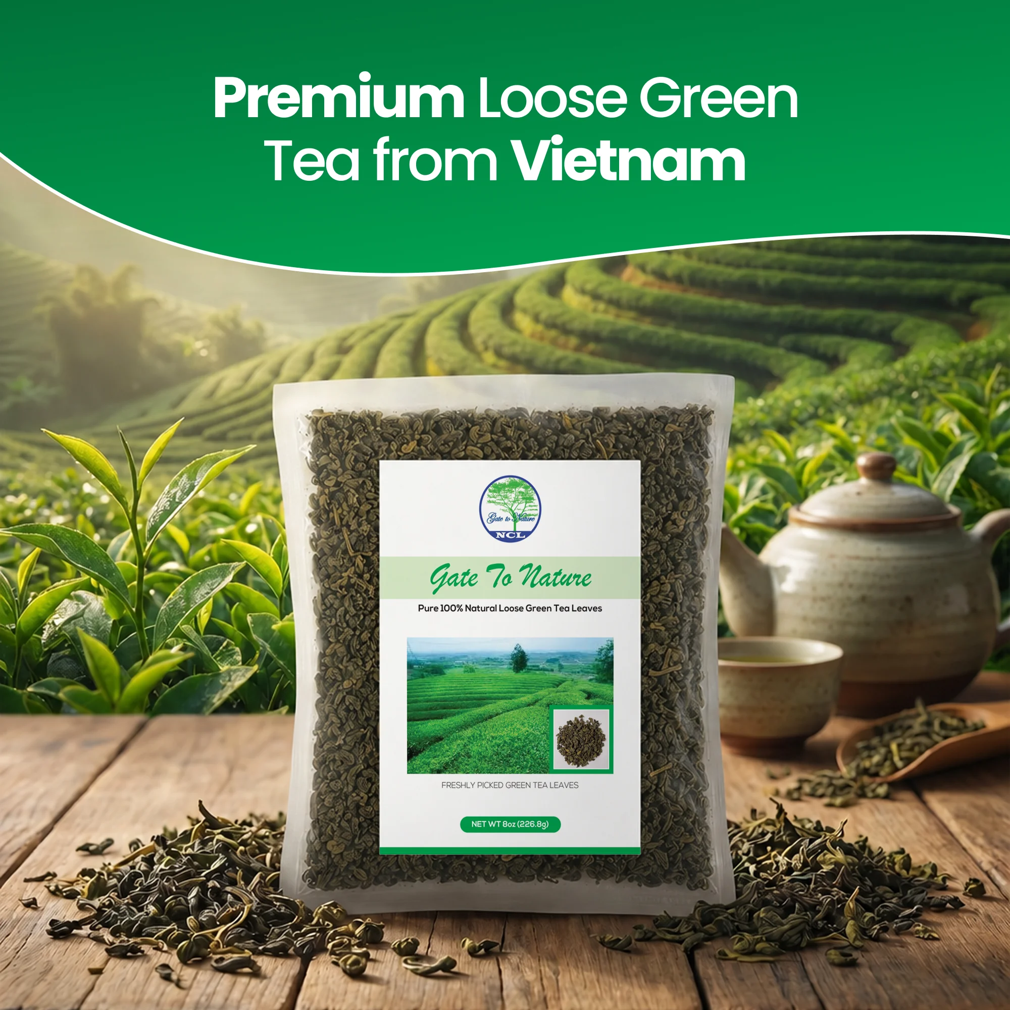 Natureland Loose Leaf Green Tea photo 3