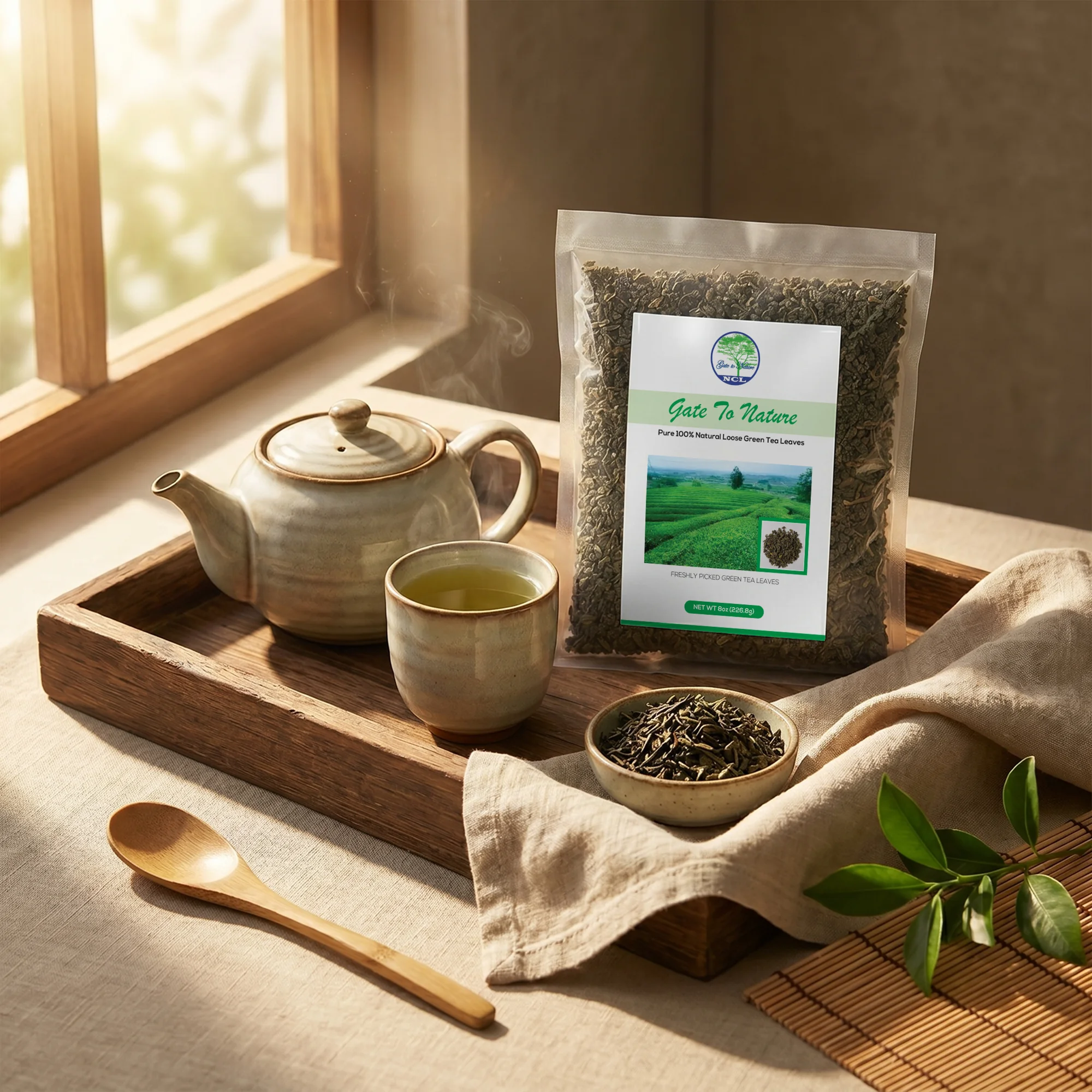 Natureland Loose Leaf Green Tea photo 2
