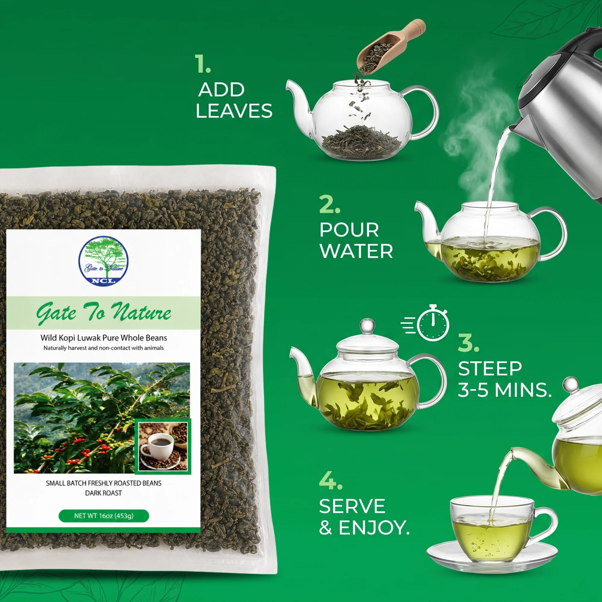 Natureland Loose Leaf Green Tea photo 5