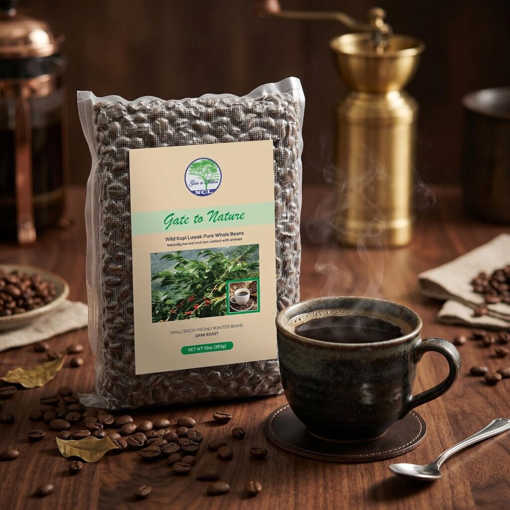 Wild Kopi Luwak Dark Roast Coffee Beans 10oz photo 2